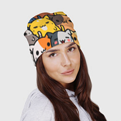 Шапка КОТЕЙКИ, цвет: 3D-принт — фото 2