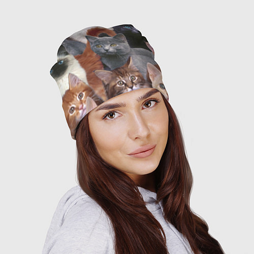 Шапка КОТЯТКИ / 3D-принт – фото 2