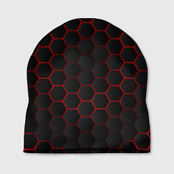 Шапка 3D black & red, цвет: 3D-принт