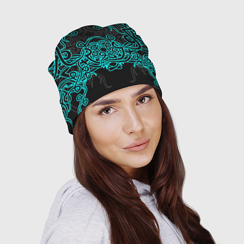 Шапка Узоры магия / 3D-принт – фото 2