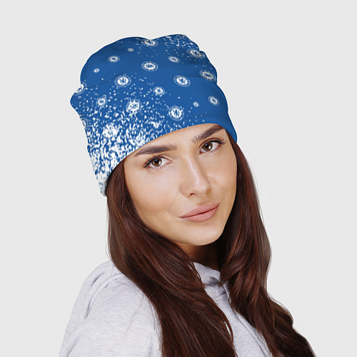 Шапка CHELSEA F C ЧЕЛСИ / 3D-принт – фото 2