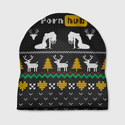 Шапка Pornhub свитер с оленями, цвет: 3D-принт