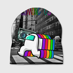 Шапка Among Us по улицам Нью-Йорка, цвет: 3D-принт