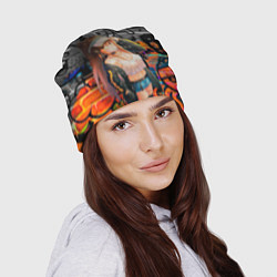Шапка Аниме девушка, цвет: 3D-принт — фото 2