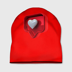 Шапка Электронное сердце, цвет: 3D-принт