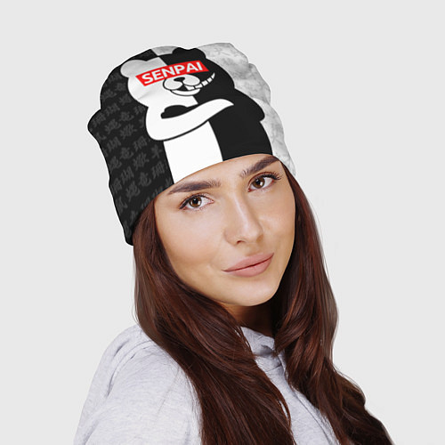 Шапка MONOKUMA МОНОКУМА / 3D-принт – фото 2