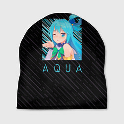 Шапка Аква Aqua Коносуба KonoSuba, цвет: 3D-принт
