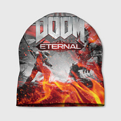 Шапка DOOM ETERNAL ДУМ ПАЛАЧ РОКА В ОГНЕ