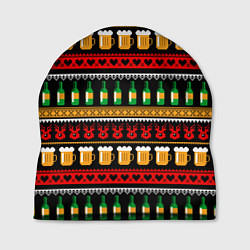 Шапка Пивной свитер, цвет: 3D-принт