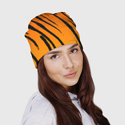 Шапка Шкура тигра диагональ, цвет: 3D-принт — фото 2