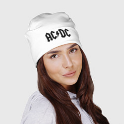 Шапка ACDC white, цвет: 3D-принт — фото 2