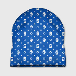 Шапка Узор Blue Dope Ski Mask Camo Dope Street Market, цвет: 3D-принт