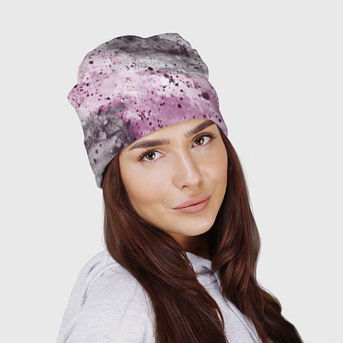 Шапка Гранж Разводы и брызги краски / 3D-принт – фото 2