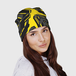 Шапка Абстракция Город, цвет: 3D-принт — фото 2