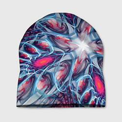 Шапка Абстрактный экспрессивный красочный паттерн Abstra, цвет: 3D-принт