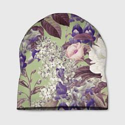 Шапка Цветы Чудесный Садовый Узор, цвет: 3D-принт