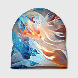 Шапка Ice & flame, цвет: 3D-принт
