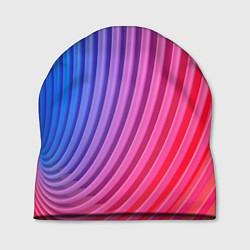 Шапка Оптическая иллюзия с линиями, цвет: 3D-принт