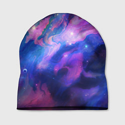Шапка Космическое туманное сияние, цвет: 3D-принт