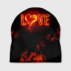 Шапка Fire love, цвет: 3D-принт