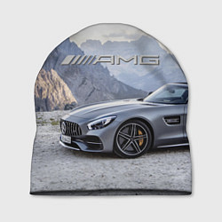 Шапка Mercedes AMG V8 Biturbo cabriolet - mountains, цвет: 3D-принт