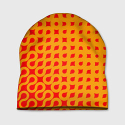 Шапка Оранжевая абстракция, цвет: 3D-принт