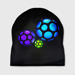 Шапка Объёмные неоновые шары, цвет: 3D-принт