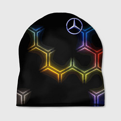 Шапка Mercedes - neon pattern