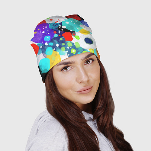 Шапка Яркая зима / 3D-принт – фото 2
