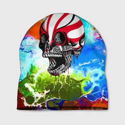 Шапка Крутой череп - Авангард, цвет: 3D-принт