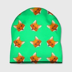 Шапка Эстетика Полигональные лисы, цвет: 3D-принт