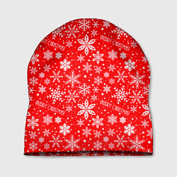 Шапка Merry christmas new year, цвет: 3D-принт