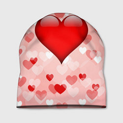 Шапка Огромное сердце, цвет: 3D-принт