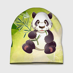 Шапка Панда на фоне листьев, цвет: 3D-принт