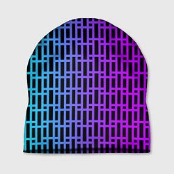 Шапка Неоновая клетка, цвет: 3D-принт