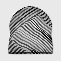 Шапка Оптическая иллюзия полосы, цвет: 3D-принт