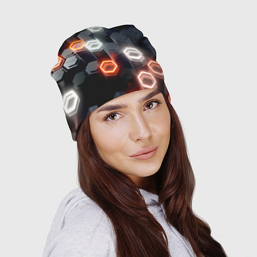 Шапка Плитки со свечением броня / 3D-принт – фото 2