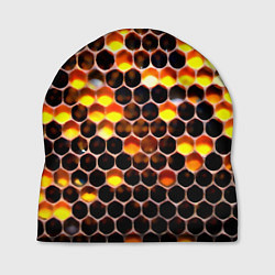 Шапка Медовые пчелиные соты, цвет: 3D-принт