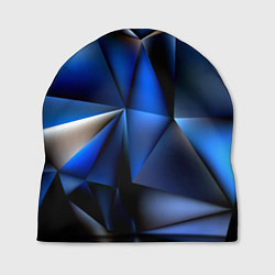 Шапка Polygon blue abstract, цвет: 3D-принт