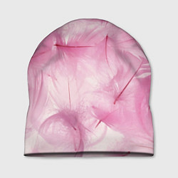 Шапка Розовые перышки, цвет: 3D-принт