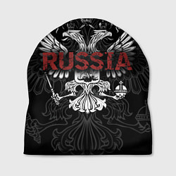 Шапка Герб России с надписью Russia, цвет: 3D-принт