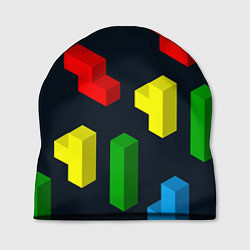 Шапка Крупные фигуры из игры Тетрис, цвет: 3D-принт
