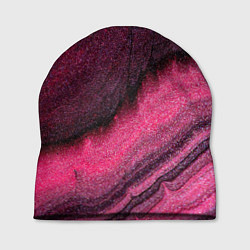Шапка Блёстки розовые, цвет: 3D-принт