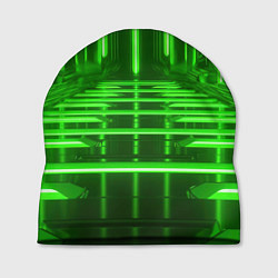 Шапка Зеленые световые объекты