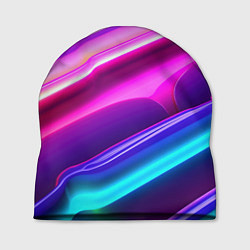 Шапка Неоновые объемные полосы, цвет: 3D-принт