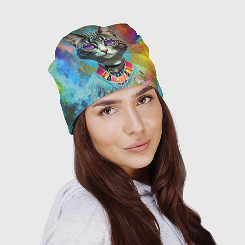 Шапка Cat fashionista - neural network / 3D-принт – фото 2