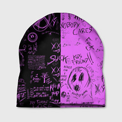 Шапка Dead inside purple black