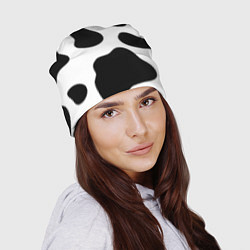 Шапка Принт - пятна коровы, цвет: 3D-принт — фото 2