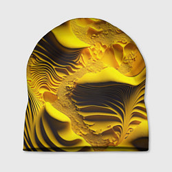 Шапка Желтая объемная текстура, цвет: 3D-принт