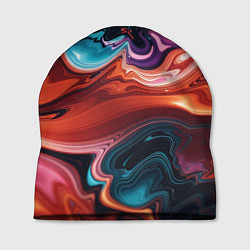 Шапка Красочные переливы волн, цвет: 3D-принт